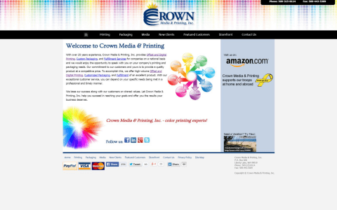 Portfolio: Crown Media & Printing